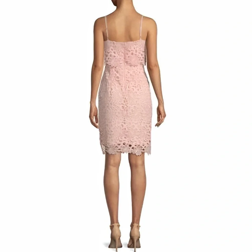 Nanette Lepore Floral Lace Sheath Dress - Picture 3 of 11
